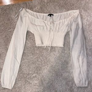 Kendall and Kylie Jenner long sleeved cropped shirt